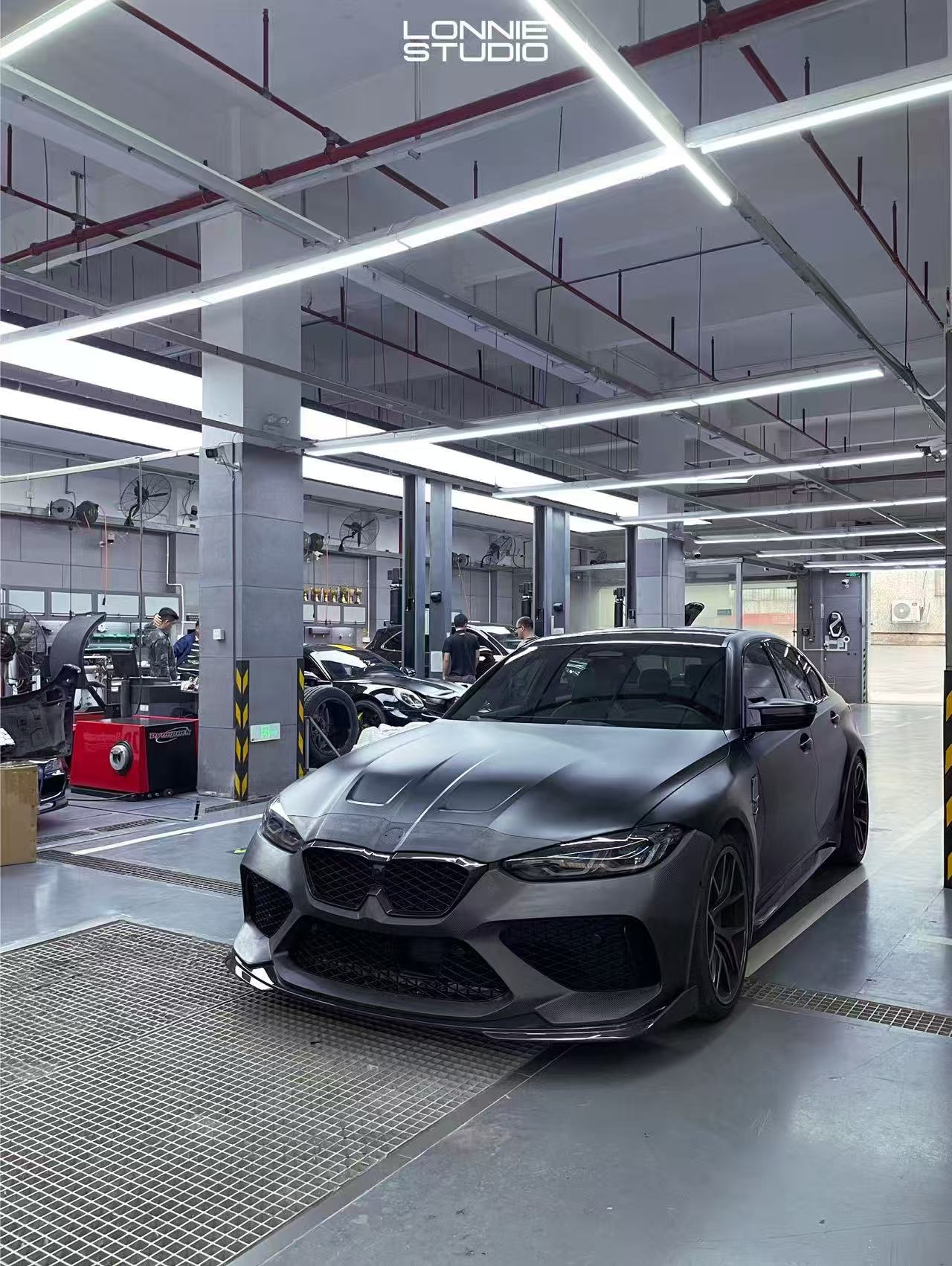 Lonnie Studio G8X Carbon Fiber Front Bumper – BMW G80 M3 / G82 M4