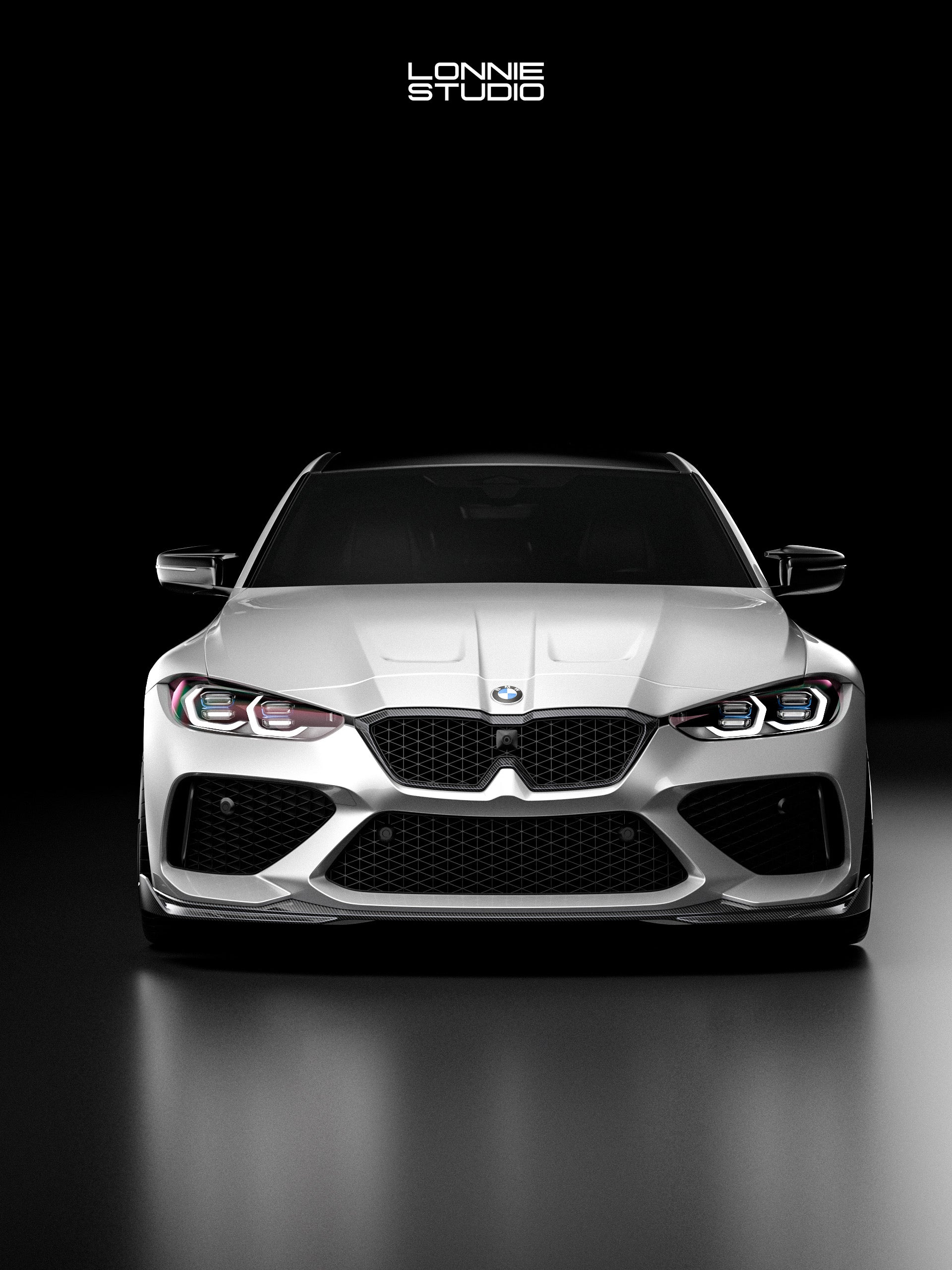 Lonnie Studio G8X Carbon Fiber Front Bumper – BMW G80 M3 / G82 M4