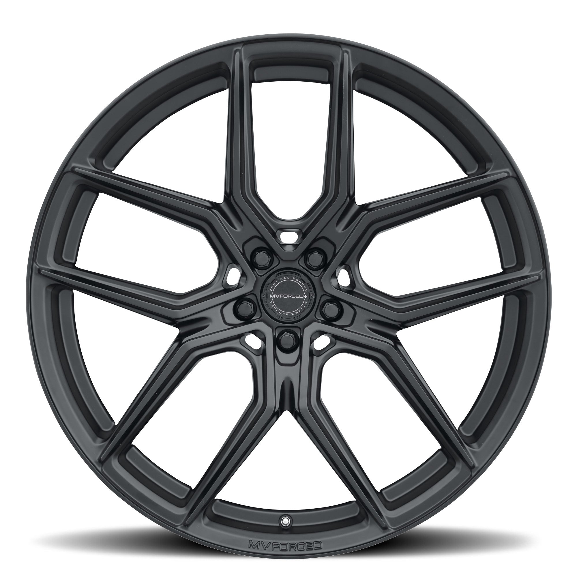 MV Forged MVF-5 SATIN BLACK WHEELS