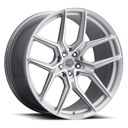 MV Forged MVF-5 DIAMOND SILVER WHEELS