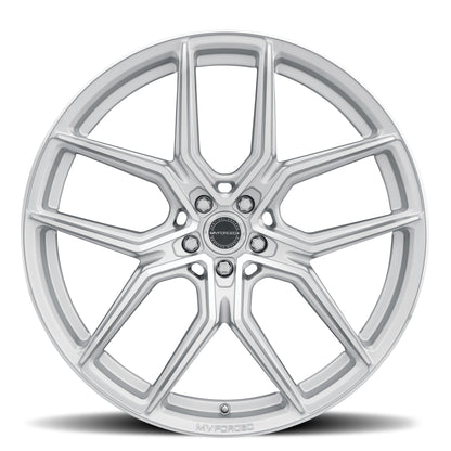 MV Forged MVF-5 DIAMOND SILVER WHEELS