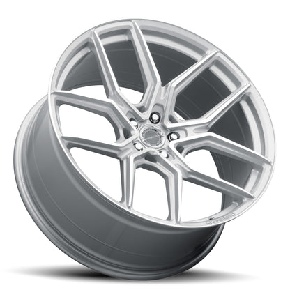 MV Forged MVF-5 DIAMOND SILVER WHEELS