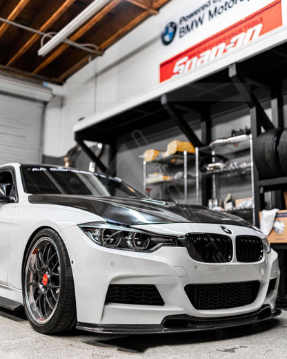 F30 Varis Style Carbon Fiber Front Lip