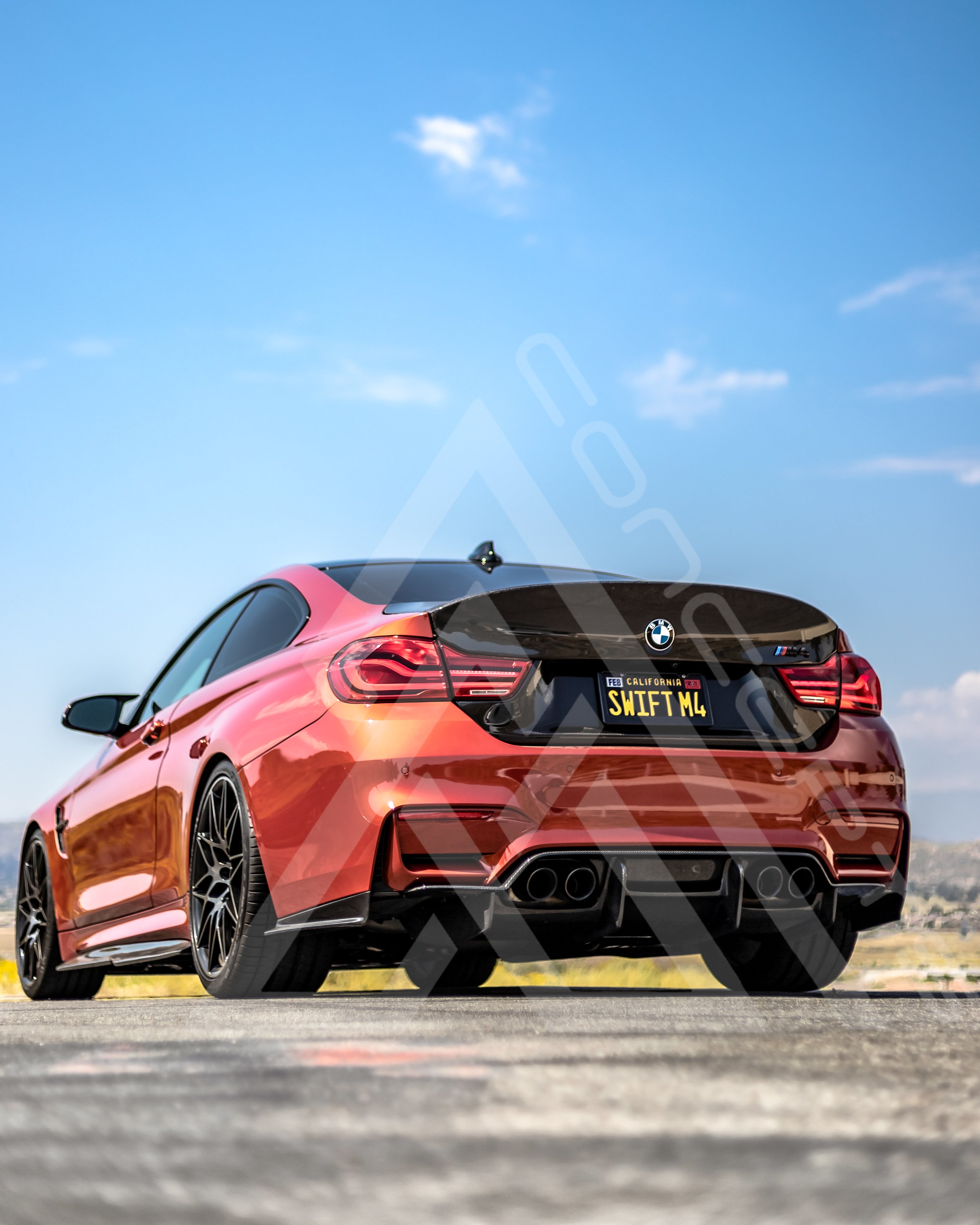 F8X M3 M4 PSM Style Carbon Fiber Rear Diffuser