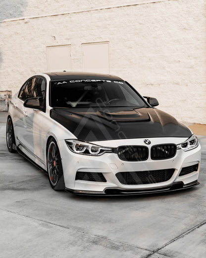 F30 Varis Style Carbon Fiber Front Lip