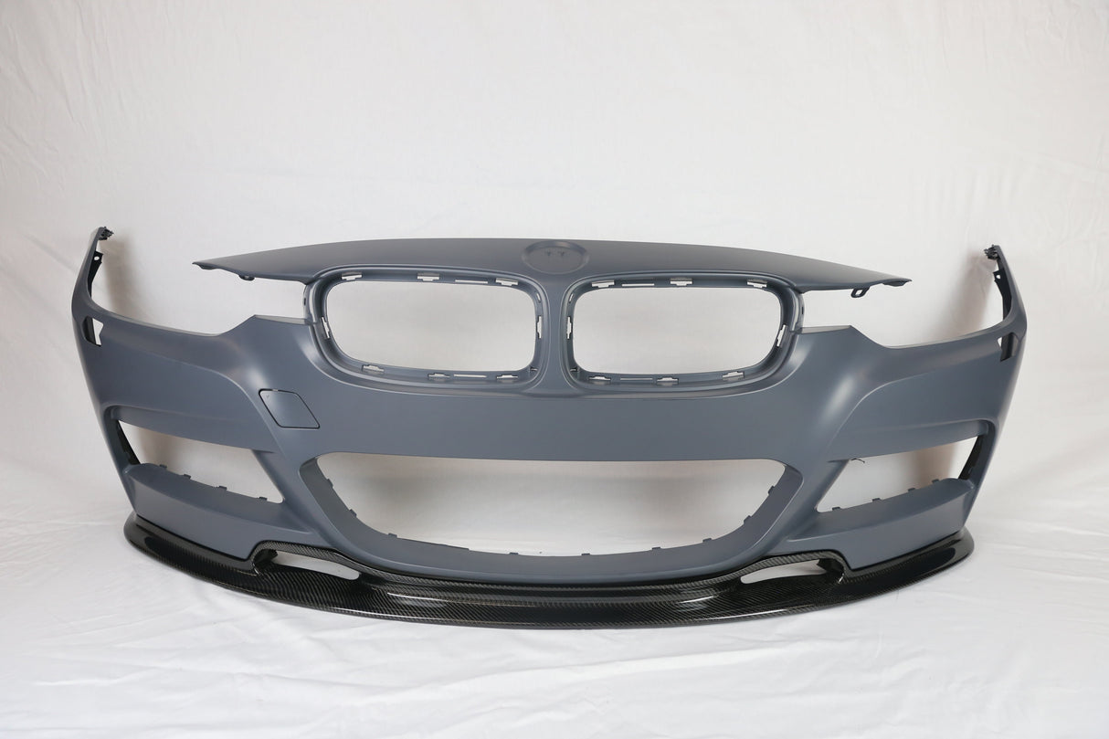 BMW F30 M Sport Style Bumper + Carbon Front Lip