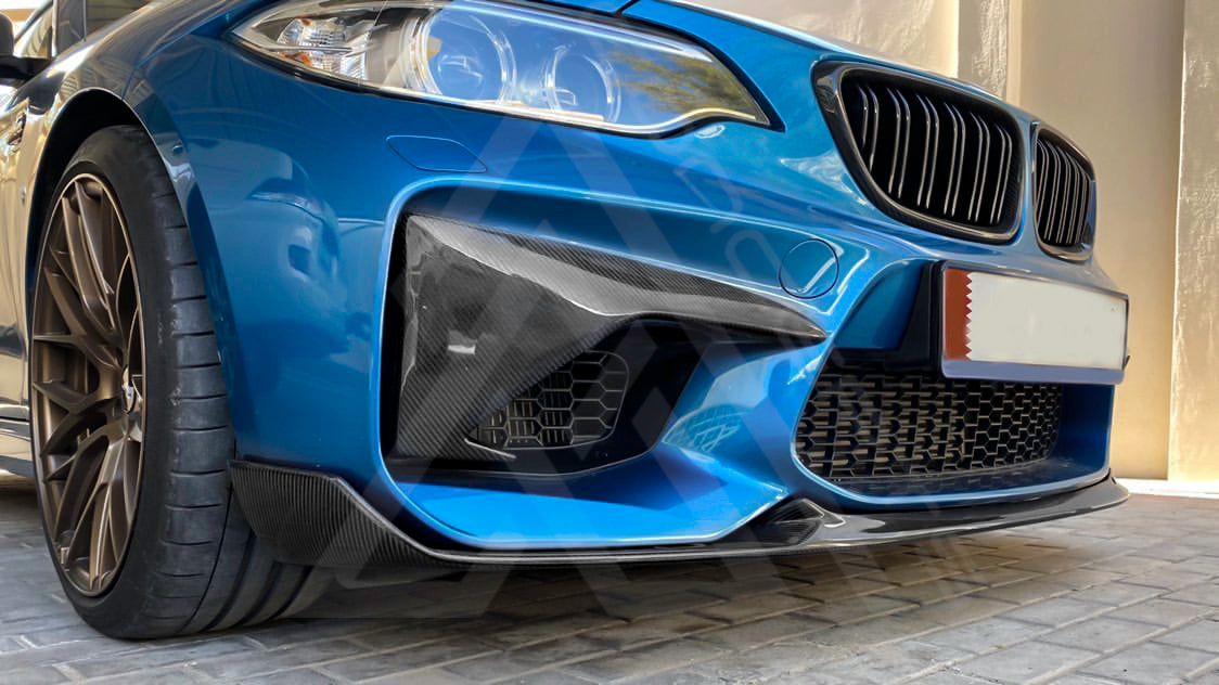 F87 M2 M2C Performance Carbon Fiber Front  Lip - AA CONCEPTS CO 