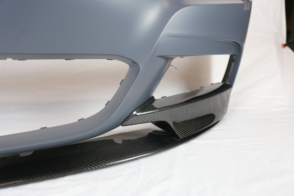 BMW F30 M Sport Style Bumper + Carbon Front Lip