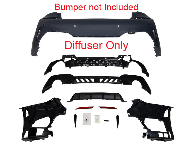 BMW G20 3 Series PRE-LCI Performance Rear Bumper Diffuser Only