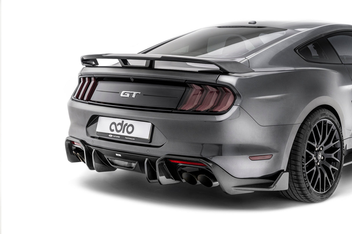 Ford Mustang Carbon Fiber Rear Diffuser - ADRO 