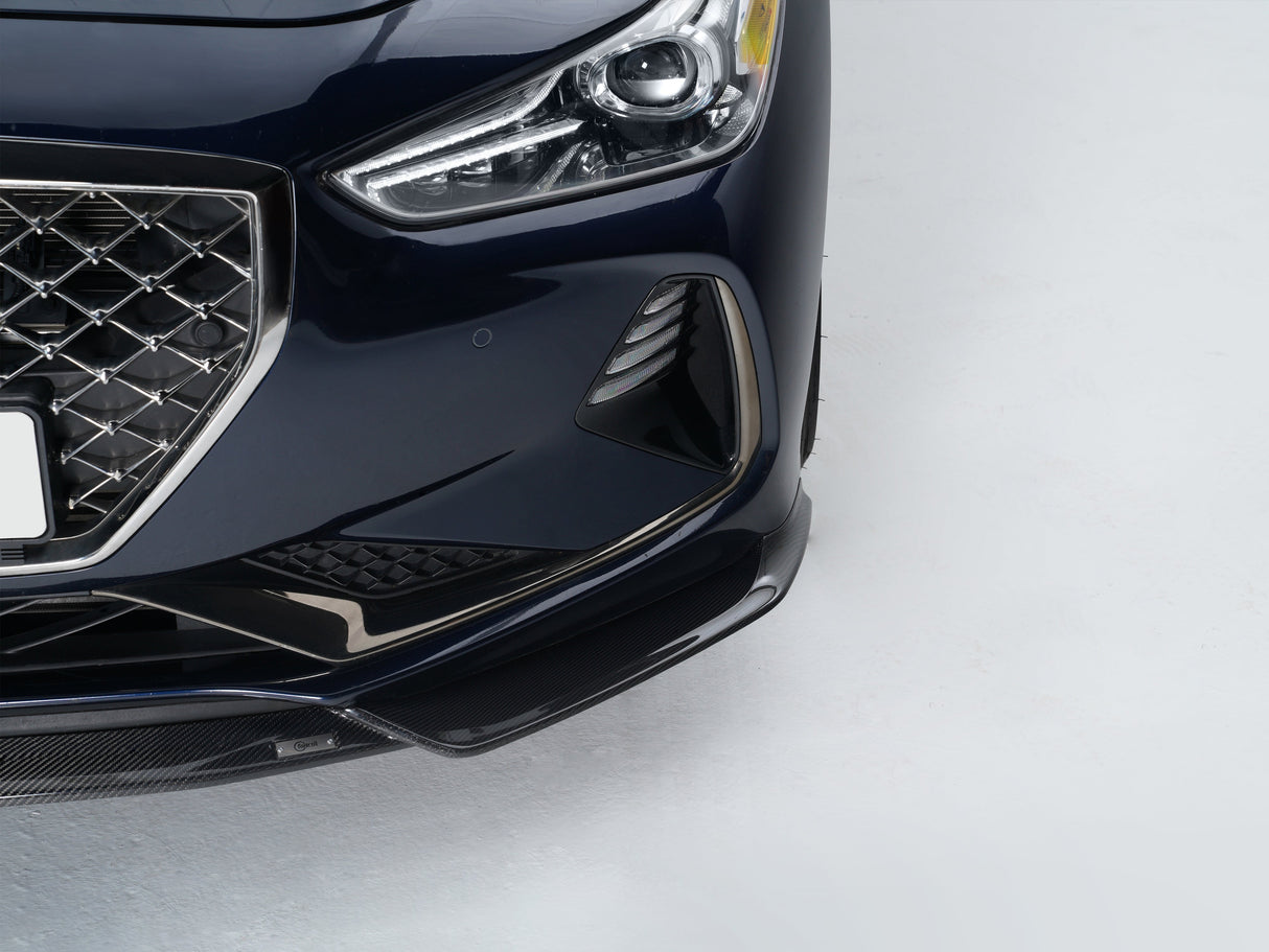 Genesis G70 Carbon Fiber Front Lip V3 - ADRO 