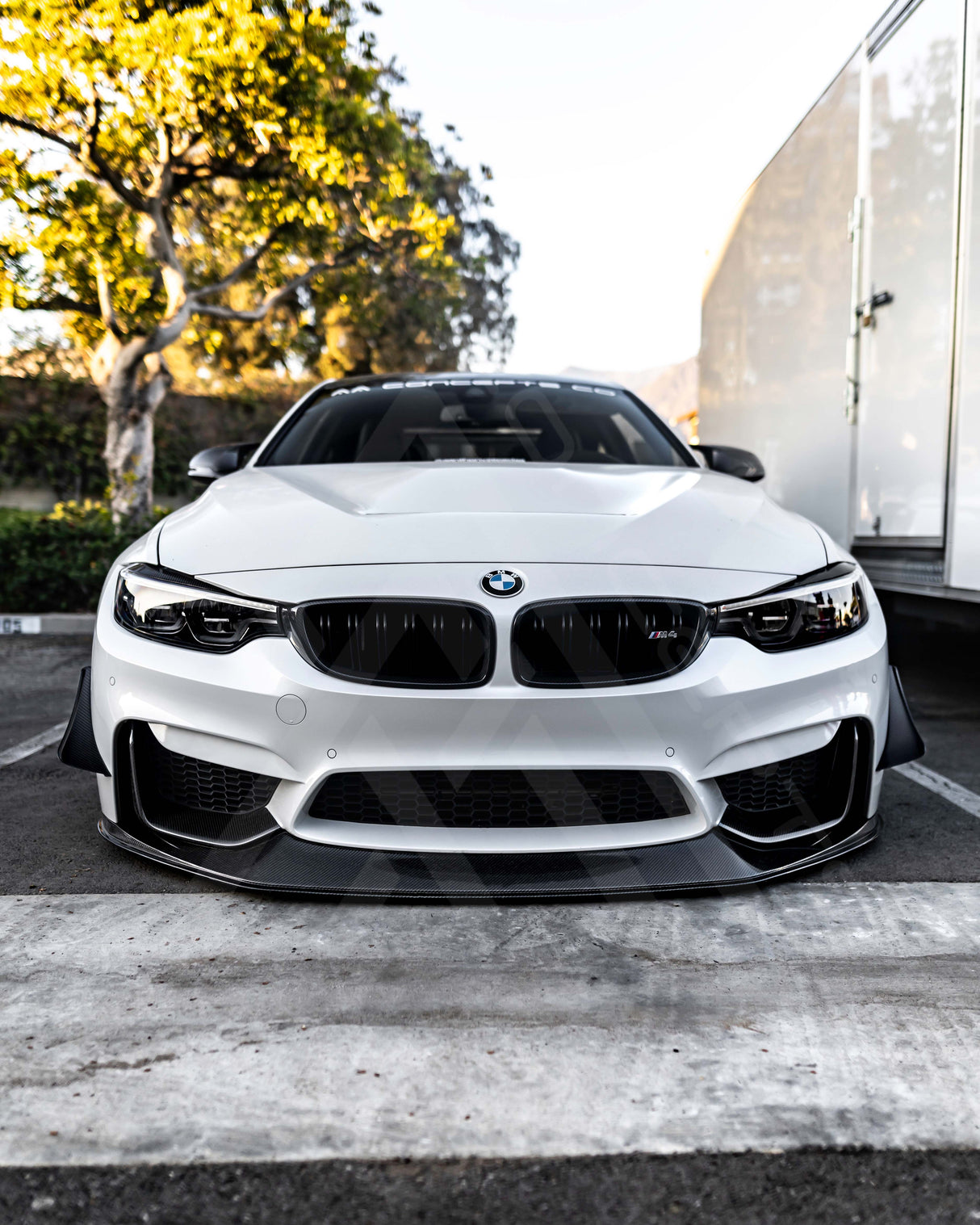 F80 F82 M3 M4 BD Carbon Fiber Front Lip - AA CONCEPTS CO 