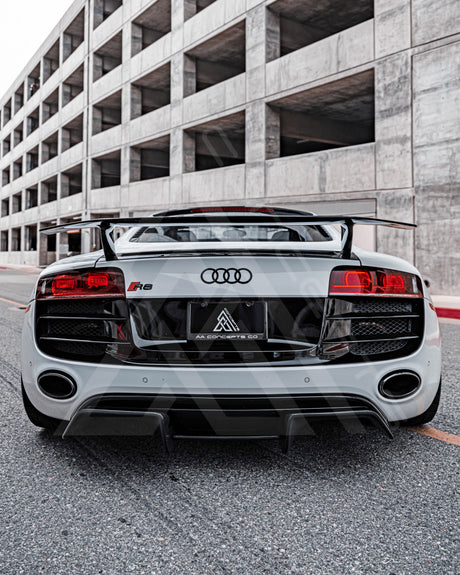 Audi R8 Carbon Fiber LB Style Diffuser