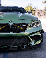 F87 M2C 3D Style Carbon Fiber Front Lip