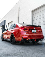 F80 M3 F82 F83 M4 Carbon Fiber Kholen Style Diffuser with Brake light - AA CONCEPTS CO 