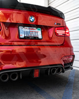 F80 M3 F82 F83 M4 Carbon Fiber Kholen Style Diffuser with Brake light - AA CONCEPTS CO 