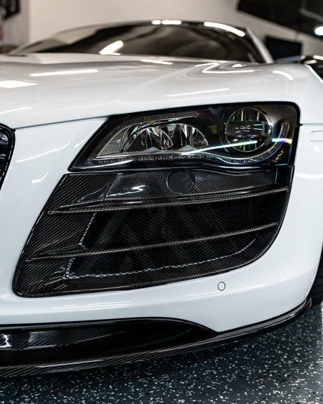 Audi R8 Carbon Fiber GT Style Front Vents