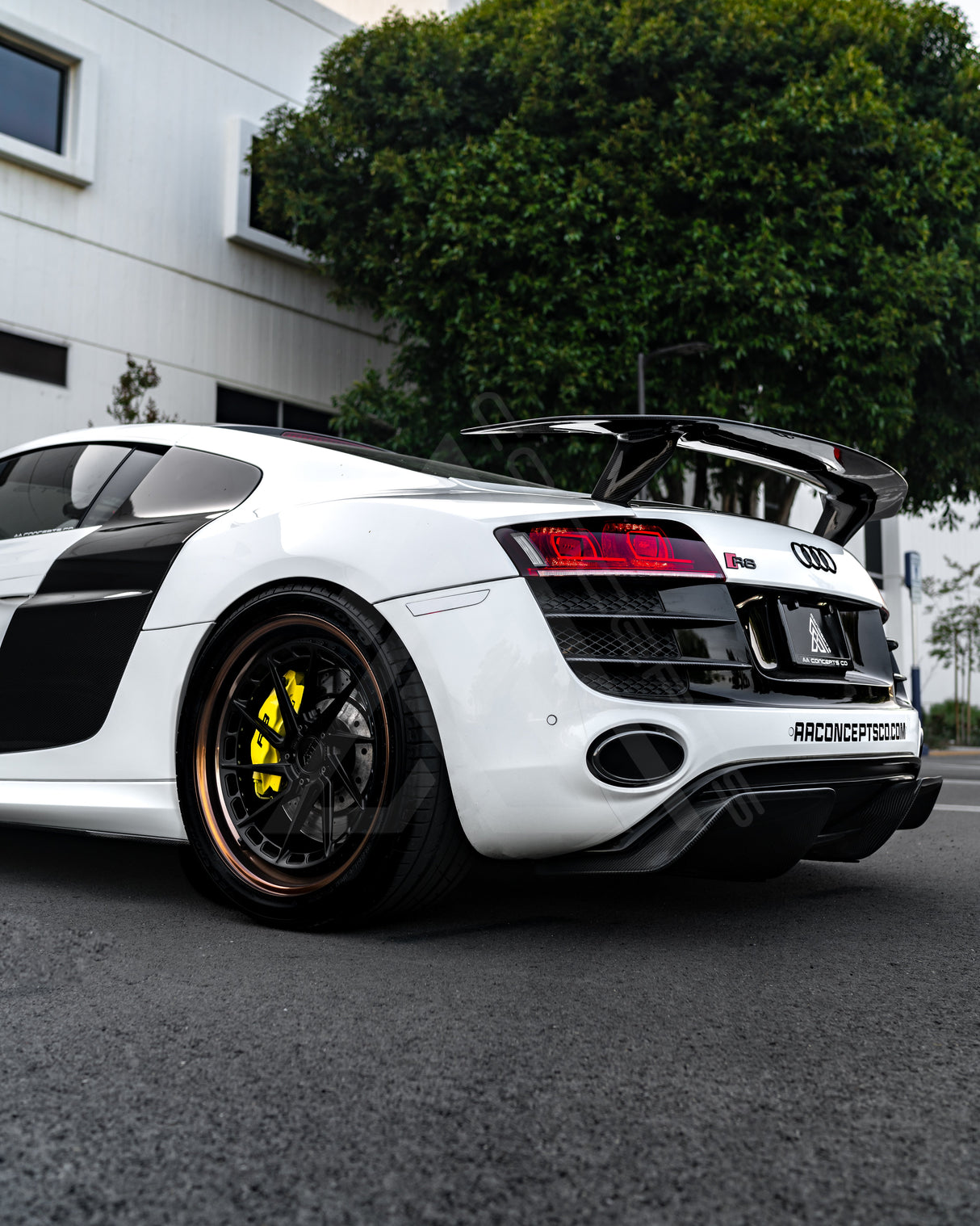 Audi R8 Carbon Fiber LB Style Diffuser