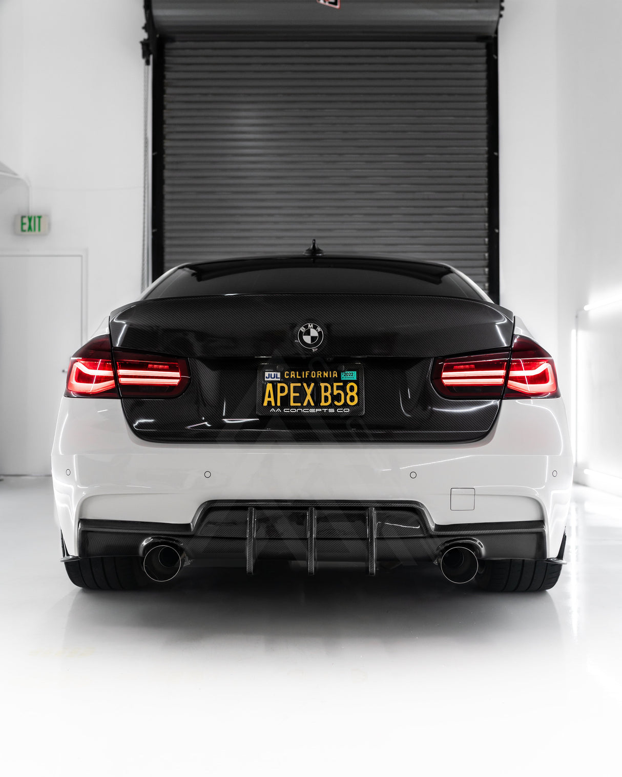 F30 Carbon Fiber Signature Rear Diffuser AACC Signature Series