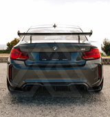 F87 M2/Comp Carbon Fiber 3pc MTC Style Rear Diffuser - AA CONCEPTS CO 