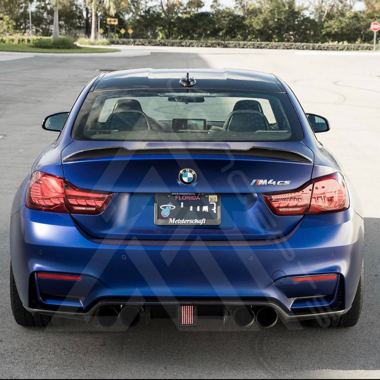 F82 M4 Carbon Fiber CS Style Trunk Lip - AA CONCEPTS CO 