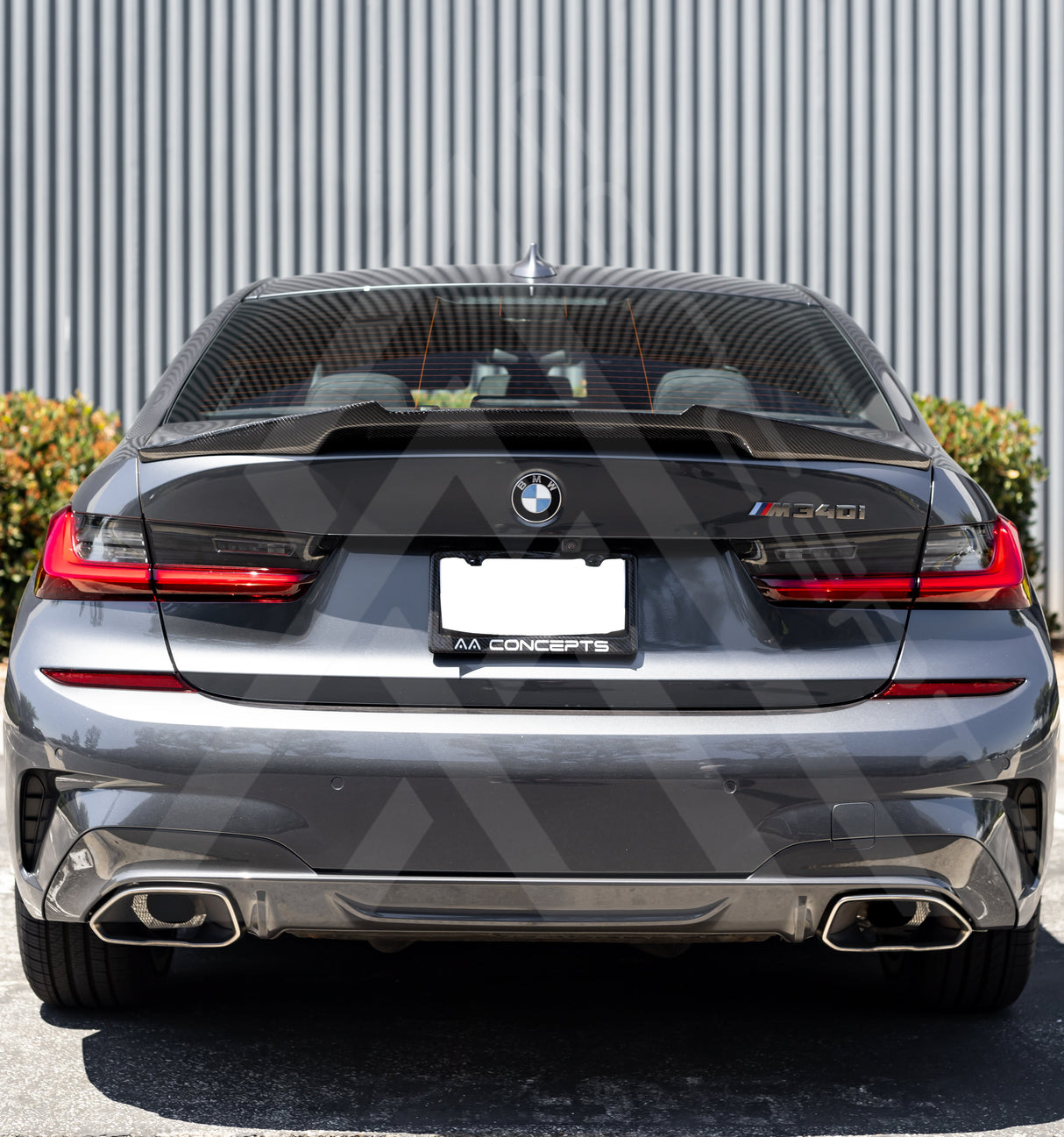 G2O G80 M3 "M4" Style Carbon Fiber Trunk Lip - AA CONCEPTS CO 