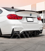 F8X M3 M4 GTX Carbon Fiber Rear Diffuser. - AA CONCEPTS CO 