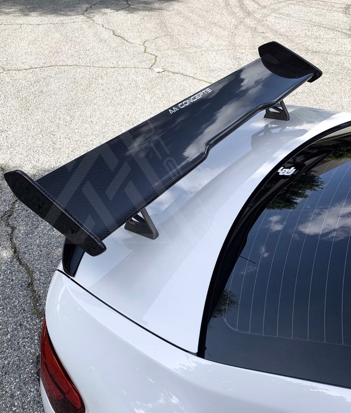 GTS Carbon Fiber Wing W/ Mounts - AA CONCEPTS CO 