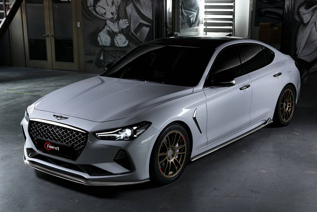 Genesis G70 Carbon Fiber Front Lip V1 - ADRO 