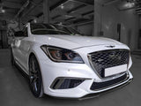 Genesis G80 (DH) carbon fiber front lip - ADRO 