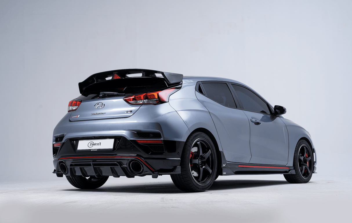 Hyundai Veloster N V2 carbon fiber side skirt - ADRO 