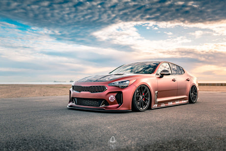 Kia Stinger Carbon Fiber Front Lip V1 - ADRO 