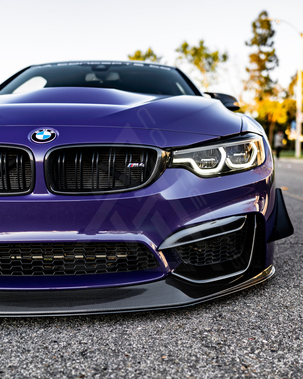 F80 M3 F82 M4 Carbon Fiber Front Bumper Splitters