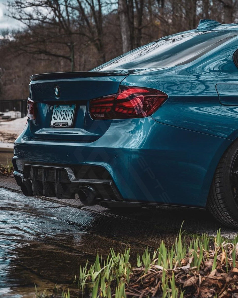 F30 Carbon Fiber Signature Rear Diffuser AACC Signature Series